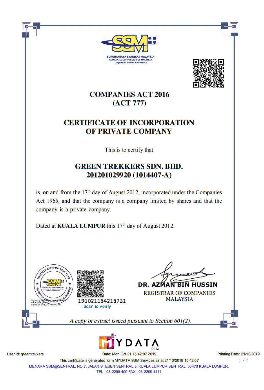 SSM-GREEN TREKKERS
